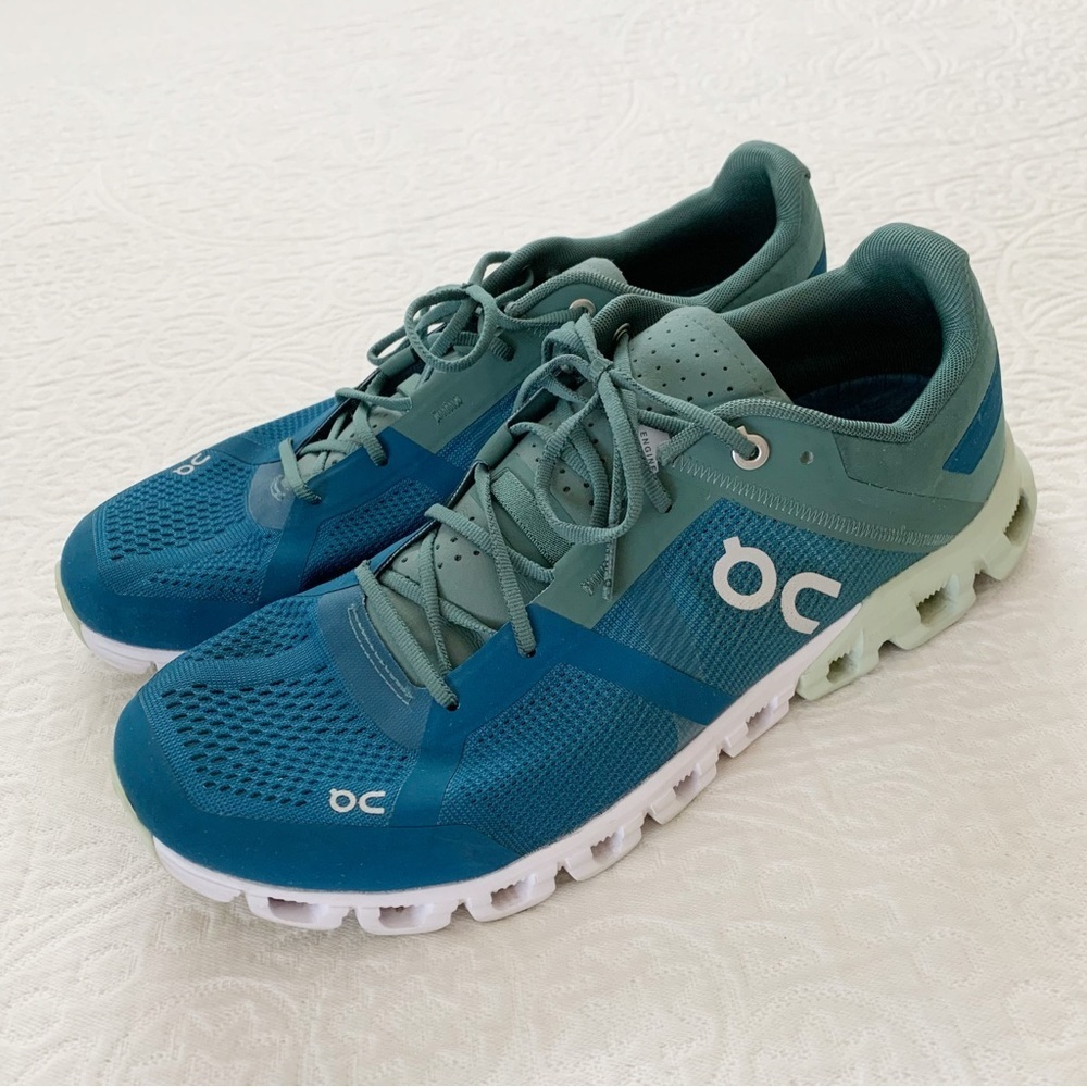 On Cloud Men's‎ Cloudflow Running Shoes, Sea / Petrol